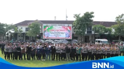 Apel Akbar Sabuk Kamtibmas, Polres Jombang Perkuat Sinergi Jaga Kondusivitas Daerah