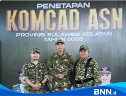Wabup Takalar Hengky Yasin Hadiri Penetapan Komcad ASN Sulsel di Makassar
