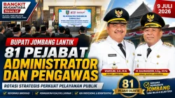 Bupati Jombang Lantik 81 Pejabat Administrator dan Pengawas, Ini Daftar Lengkap Mutasi Jabatan Pemkab Jombang 2026
