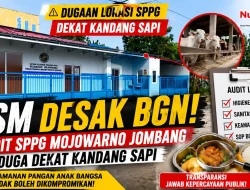 LSM BANGKIT Desak BGN Audit SPPG Mojowarno Jombang, Dugaan Dapur MBG Dekat Kandang Sapi Disorot