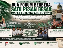 Muktamar NU ke-35: Dua Forum Berbeda, Satu Pesan Besar, Jaga NU dari Politik Transaksional