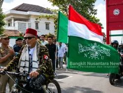 Ndan Arif Kayuh Sepeda dari Sumsel ke Jombang, Bawa Cinta untuk NU